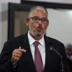 El empresario Alix Didier Fils-Aimé participa en un acto de posesión como nuevo primer ministro de Haití, en una fotografía de archivo. EFE
