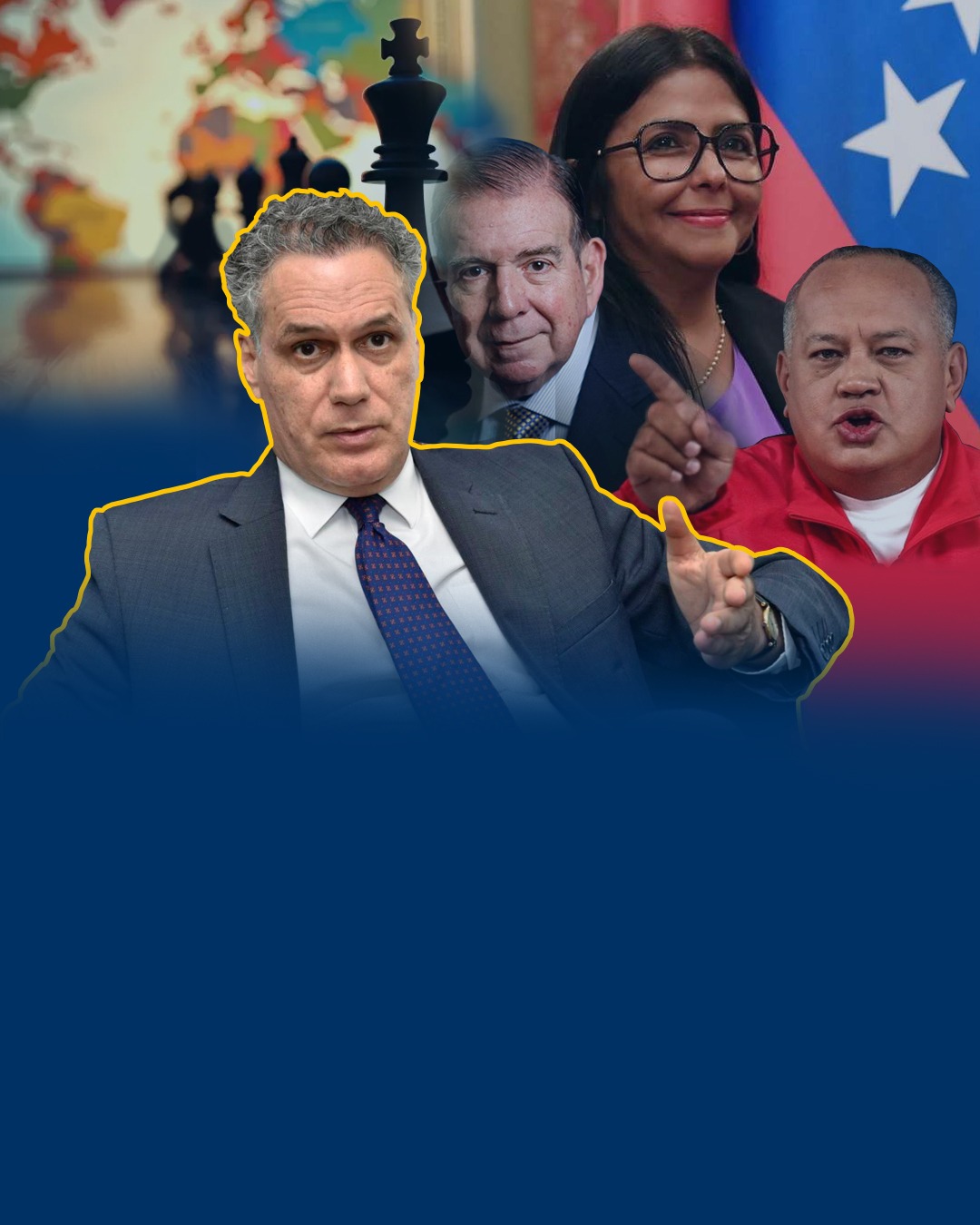 El politólogo Nelson Espinal Báez. Edmundo-transición. 2026. 7 enero.