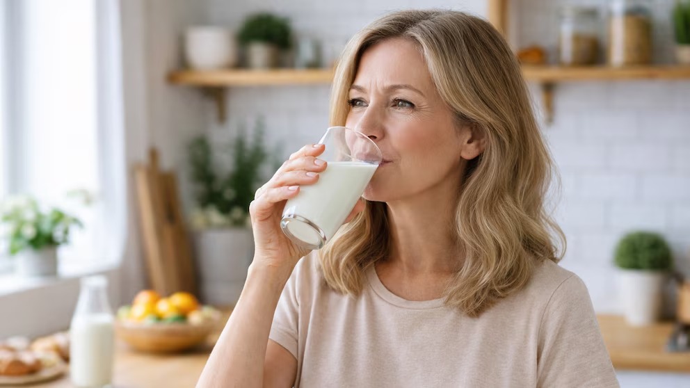 La leche contiene proteínas de alto valor biológico, calcio, fósforo y vitaminas esenciales como la A, D y B12, fundamentales para adultos y mayores