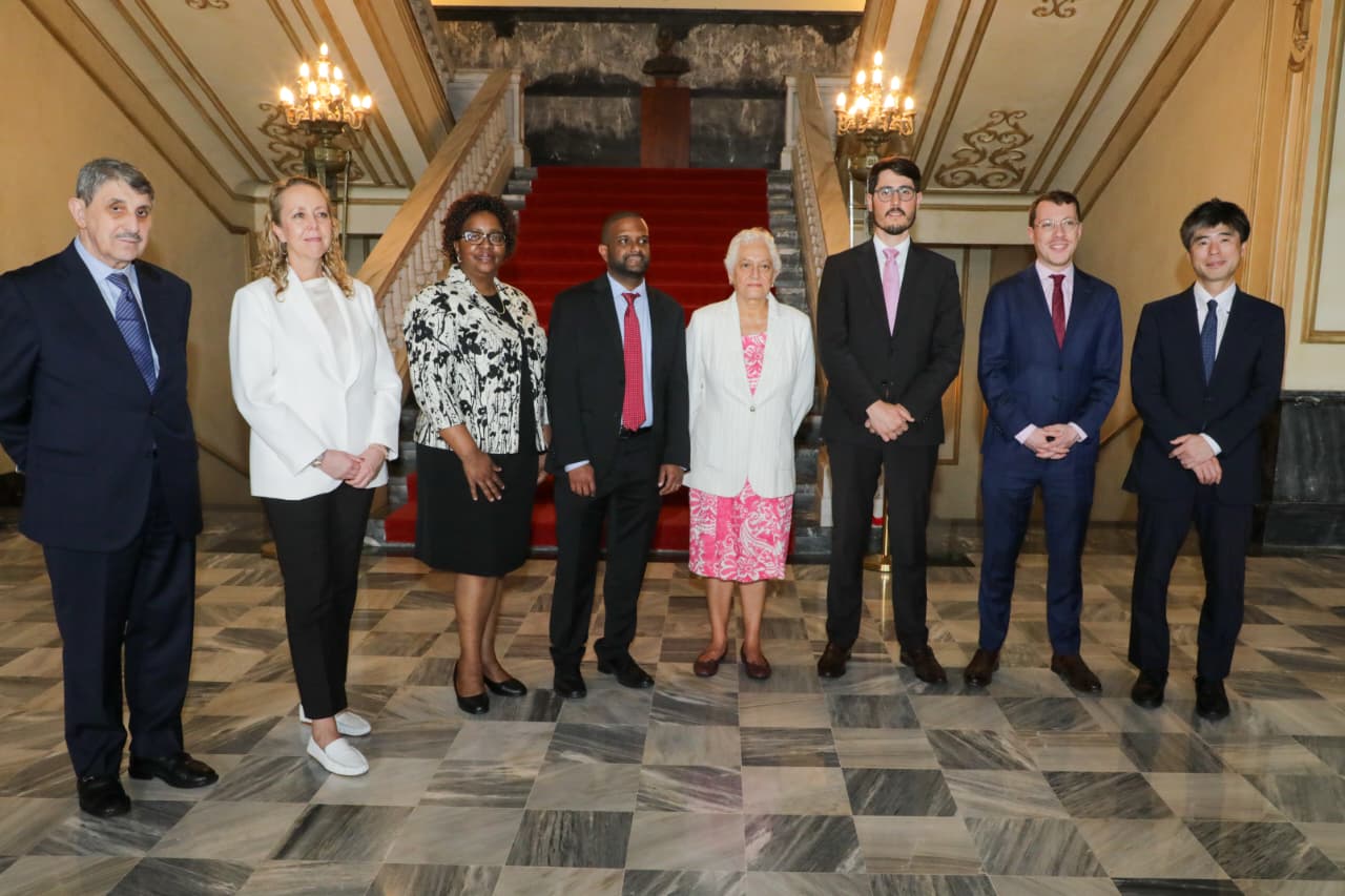 Representantes del Banco Mundial durante su visita al Palacio Nacional / Fuente externa