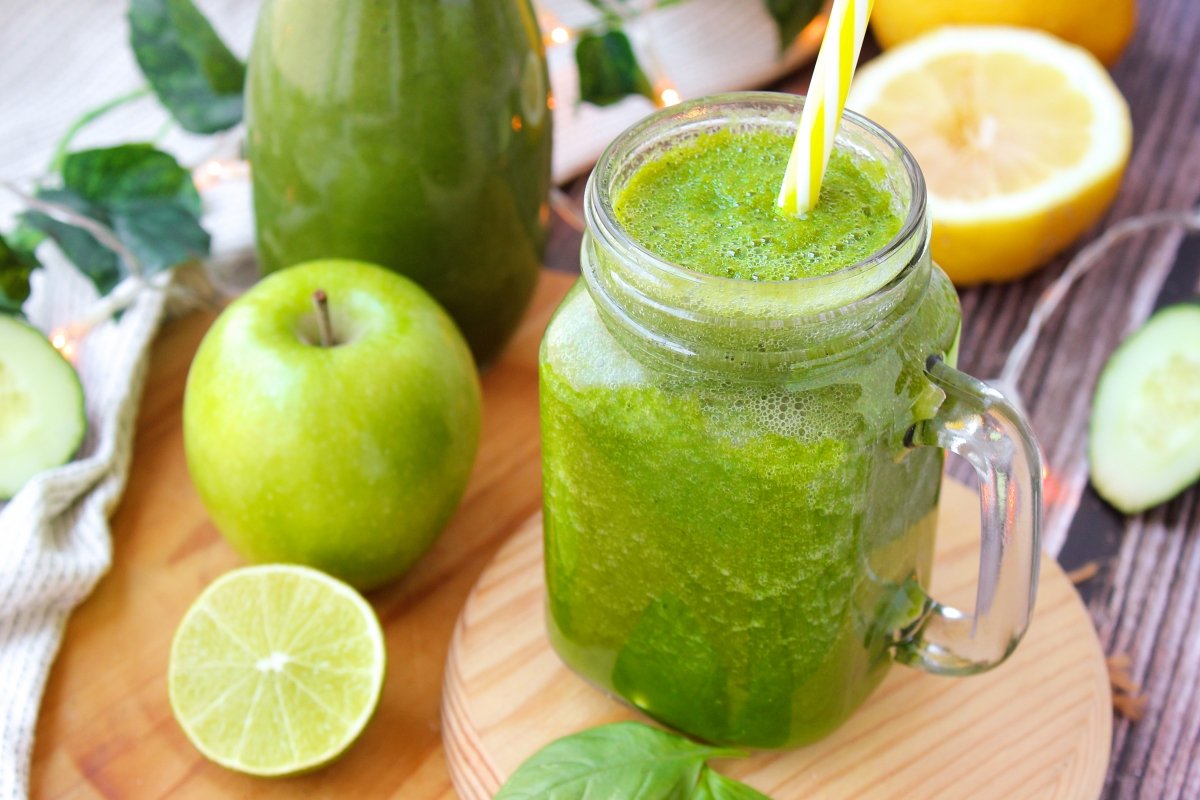 Beneficios del jugo verde en la dieta