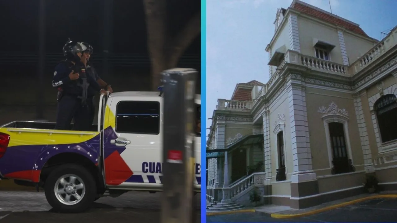Se escucha un fuerte tiroteo en los alrededores del palacio presidencial de Venezuela