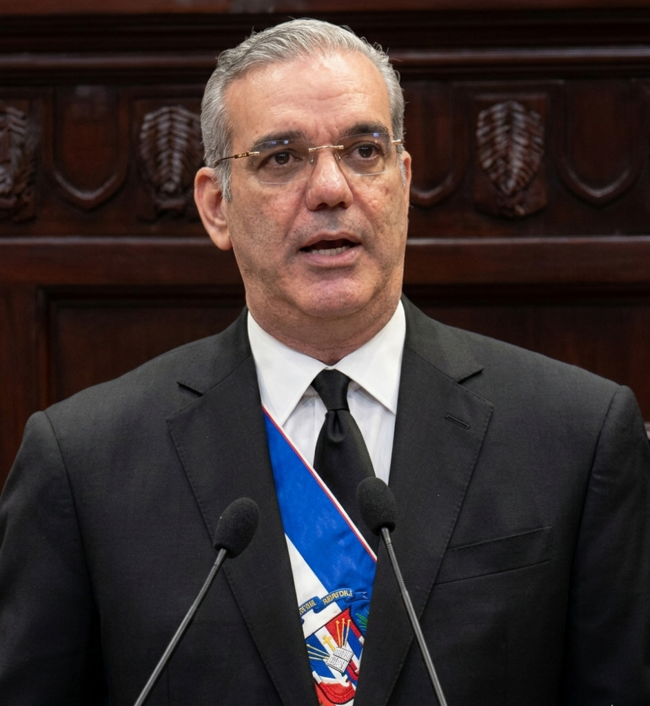 Luis Abinader, Presidente de la República Dominicana.