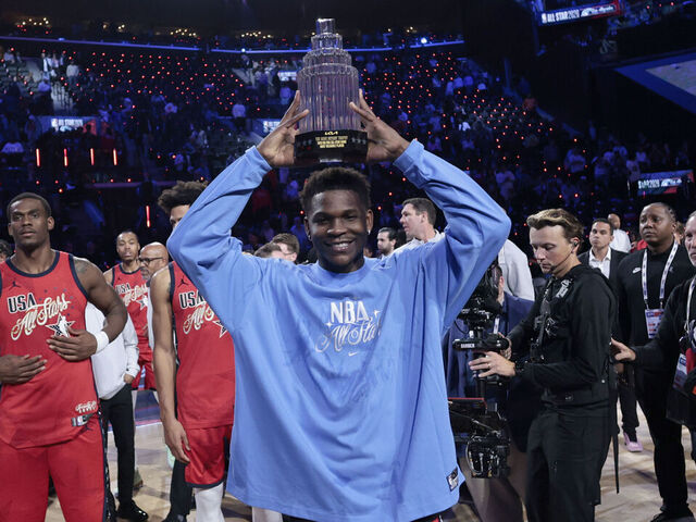 Anthony Edwards, de Minnesota, MVP del Juego de Estrellas.