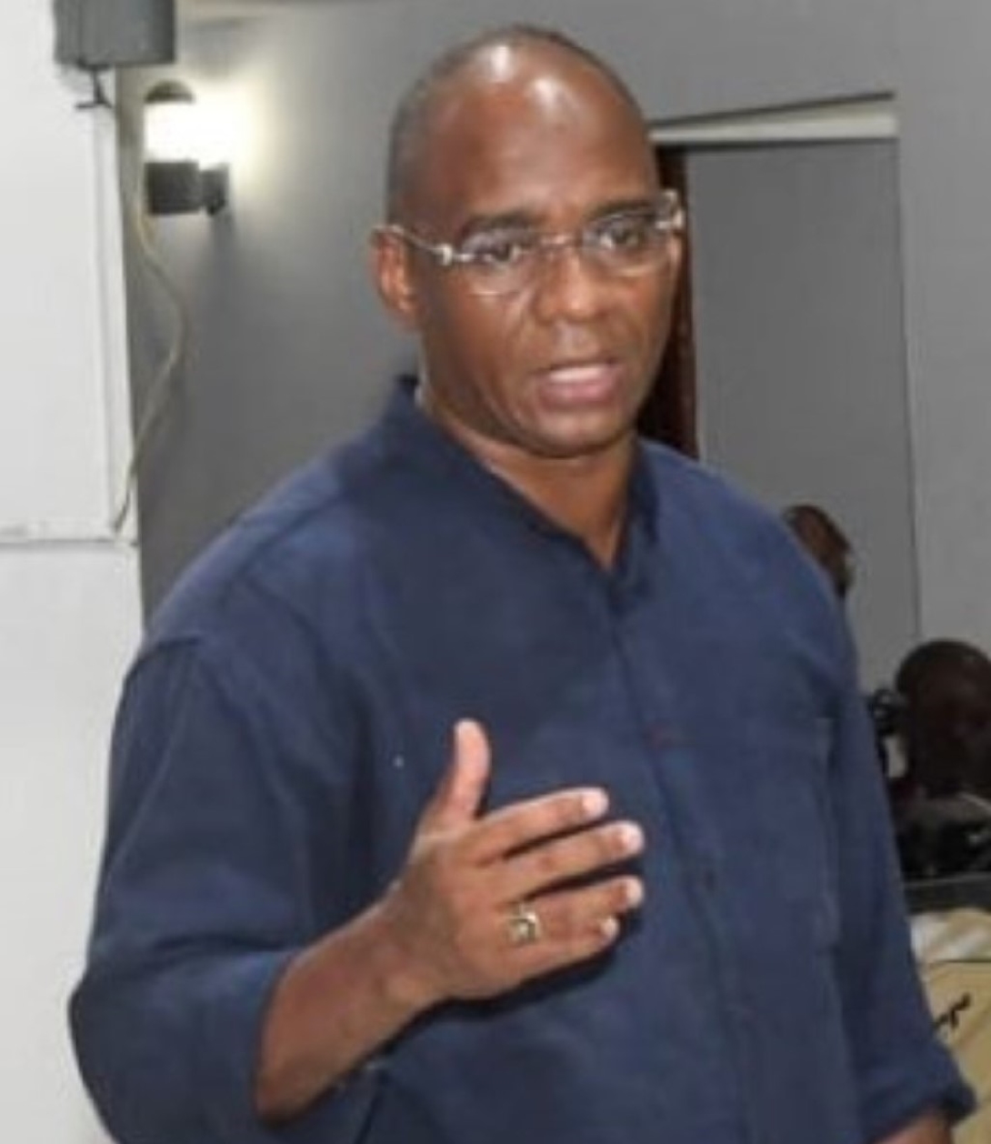 Apolinar Durán Brito, presidente de la Asociación de Softbol del Distrito Nacional. 