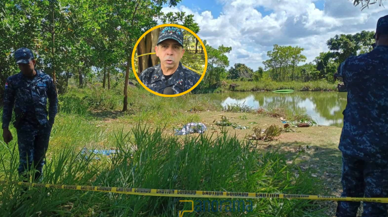 Laguna ubicada en el sector Guanuma, en Sierra Prieta, municipio La Victoria, en Santo Domingo Norte