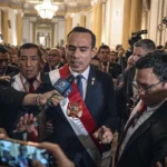 Presidente interino de Perú, José Jerí.