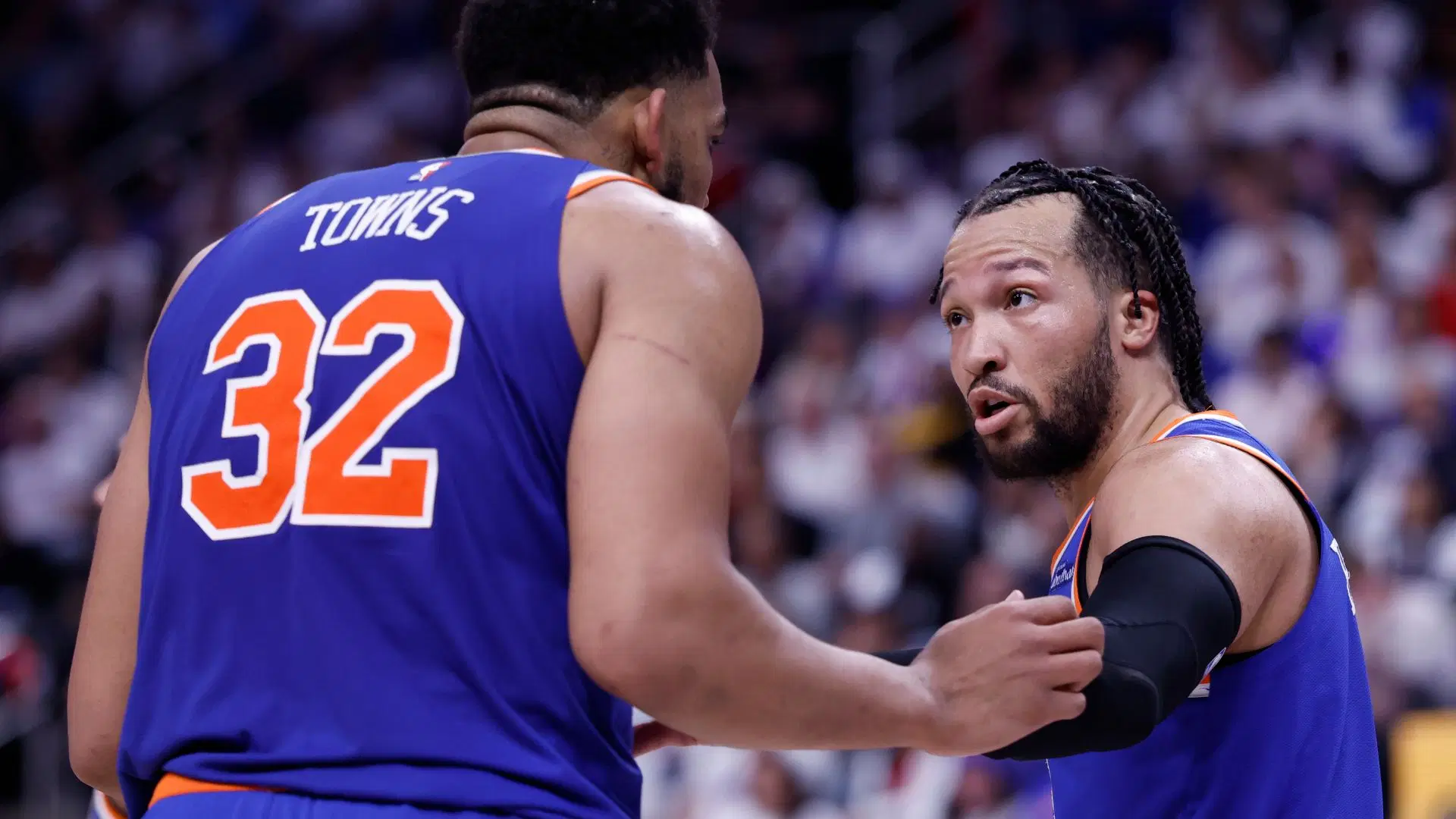 Towns y Brunson de los Knicks