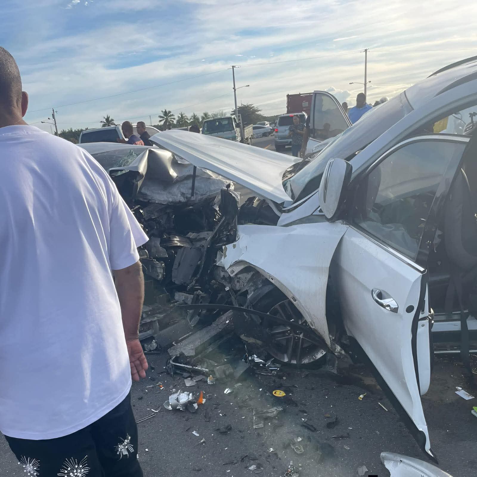 Accidente en la Circunvalación de Baní