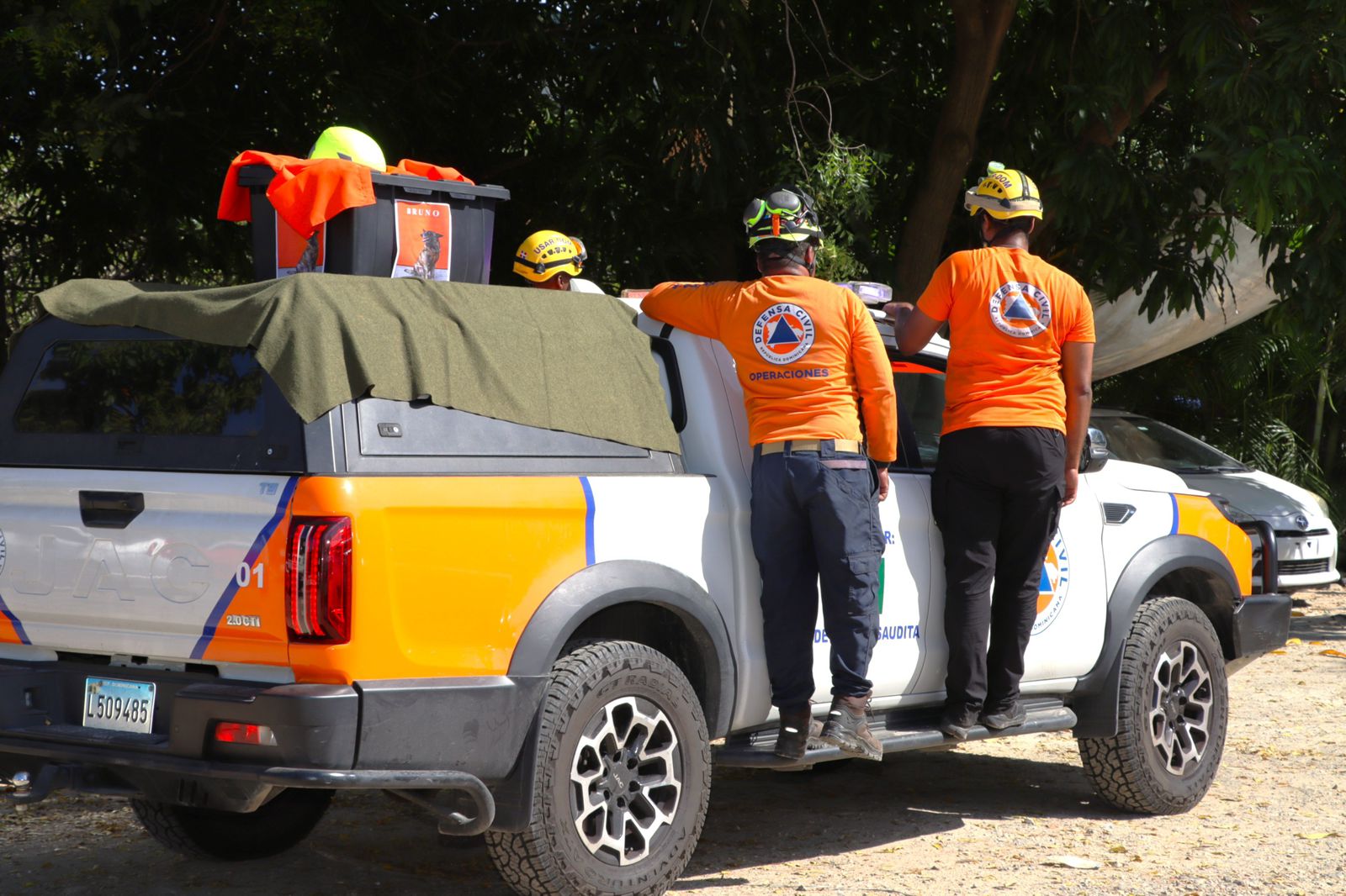 Defensa Civil despide a Bruno