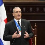 Presidente Luis Abinader durante discurso de rendición de cuentas.