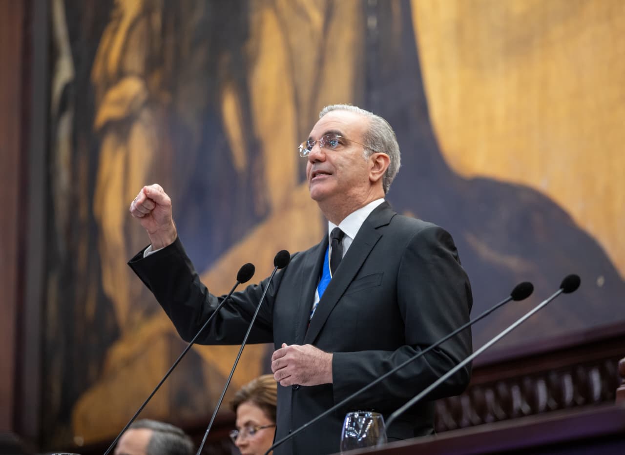 Luis Abinader, presidente de la República Dominicana.