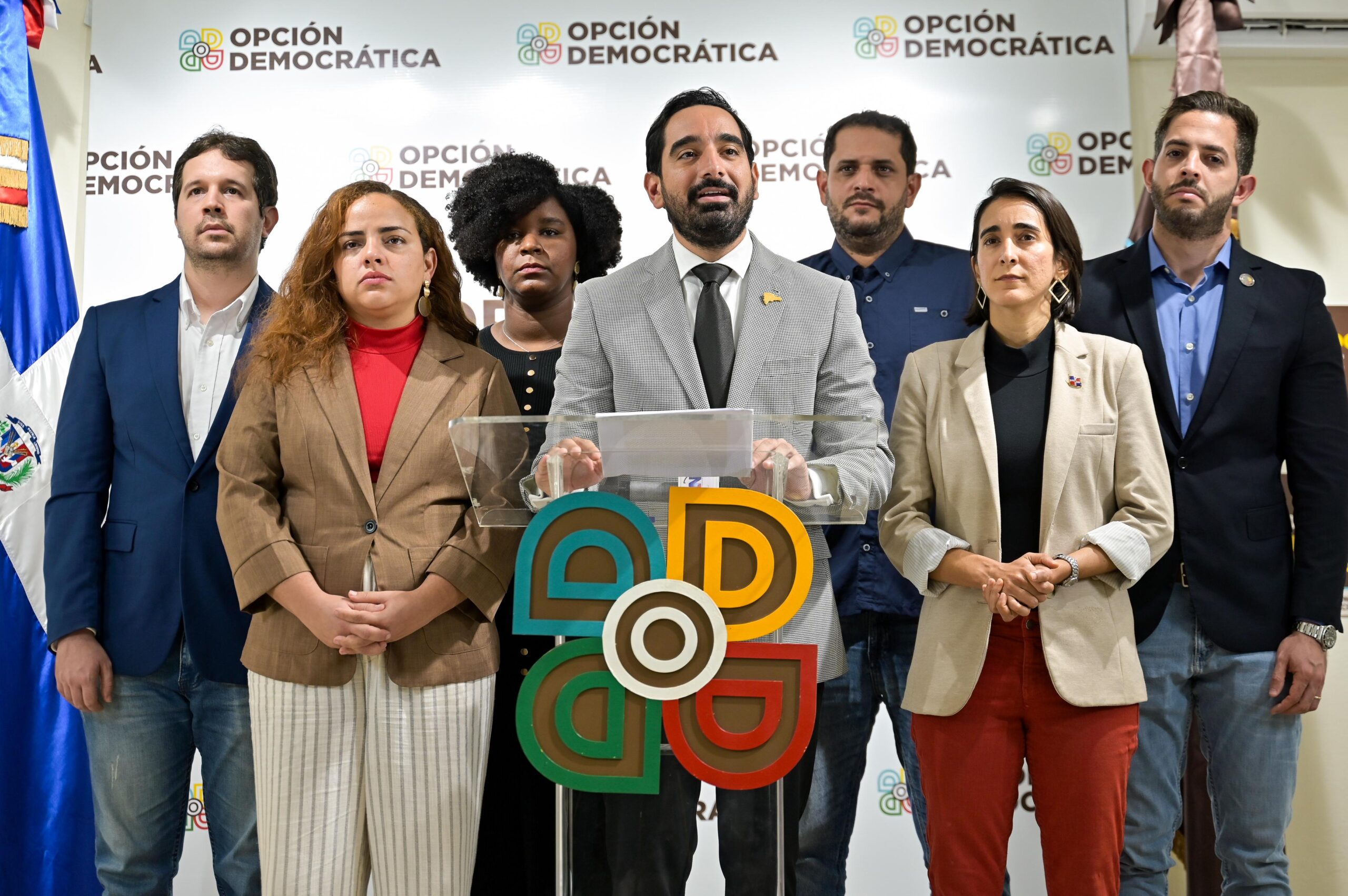 Alta dirigencia del partido Opción Democrática.
