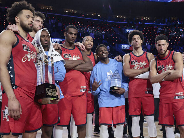Las Estrellas en Rayas (US Stripes) ganan el Juego de Estrellas de la NBA 2026.