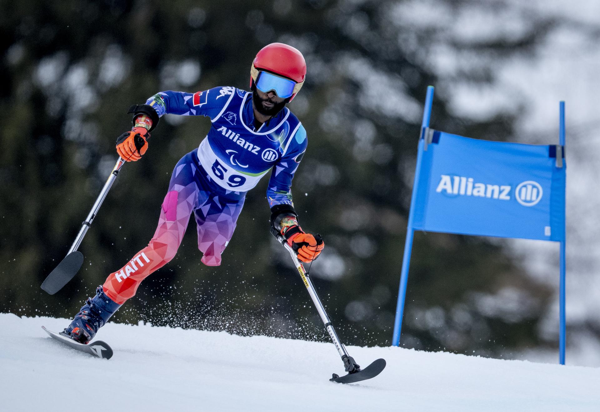 Esquiador paralímpico Ralf Etienne.