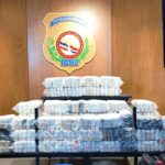 Paquetes incautados es operativo marítimo.