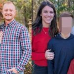 Jason Hughes con su esposa Laura (izquierda), ambos profesores de matemáticas en North Hall High School antes de su muerte el 6 de marzo de 2025. Hughes deja a su esposa y dos hijos.