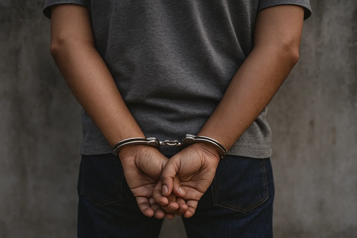 El detenido fue identificado como Franlis Manuel Bonilla