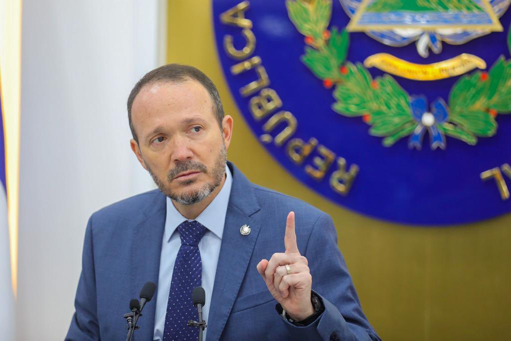 Gustavo Villatoro, ministro de Justicia de El Salvador.