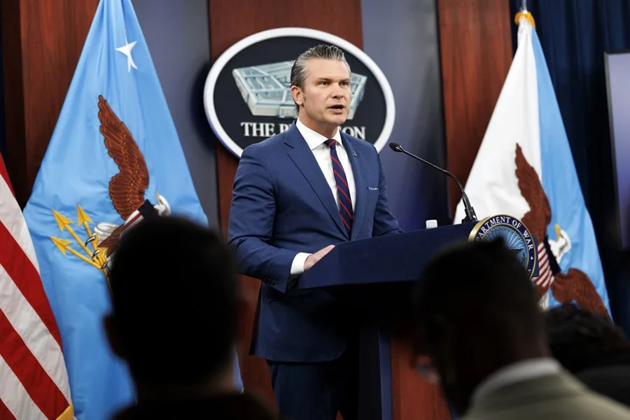 Pete Hegseth, secretario de Guerra de Estados Unidos.