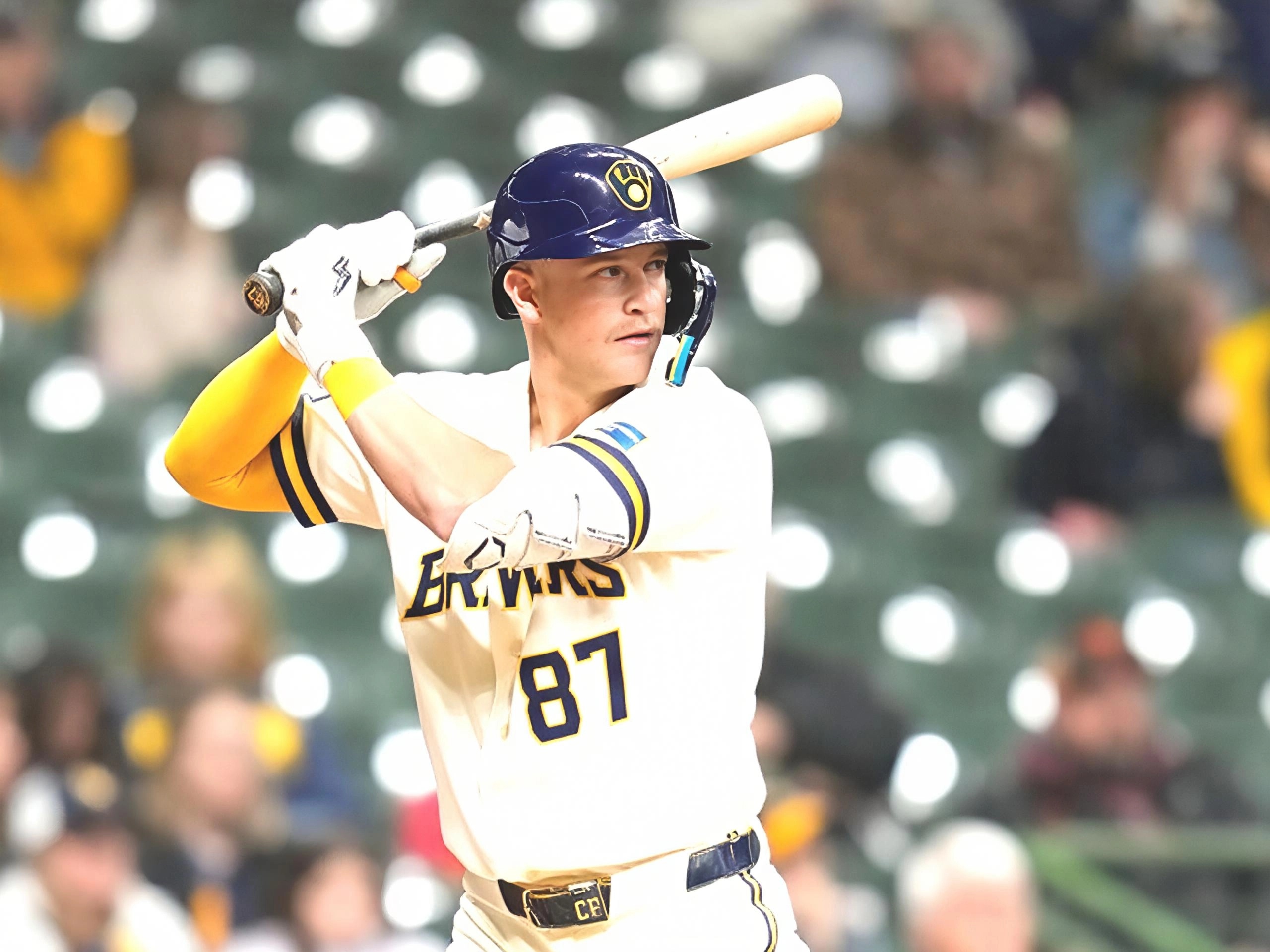 Cooper Pratt de los Cerveceros de Milwaukee.