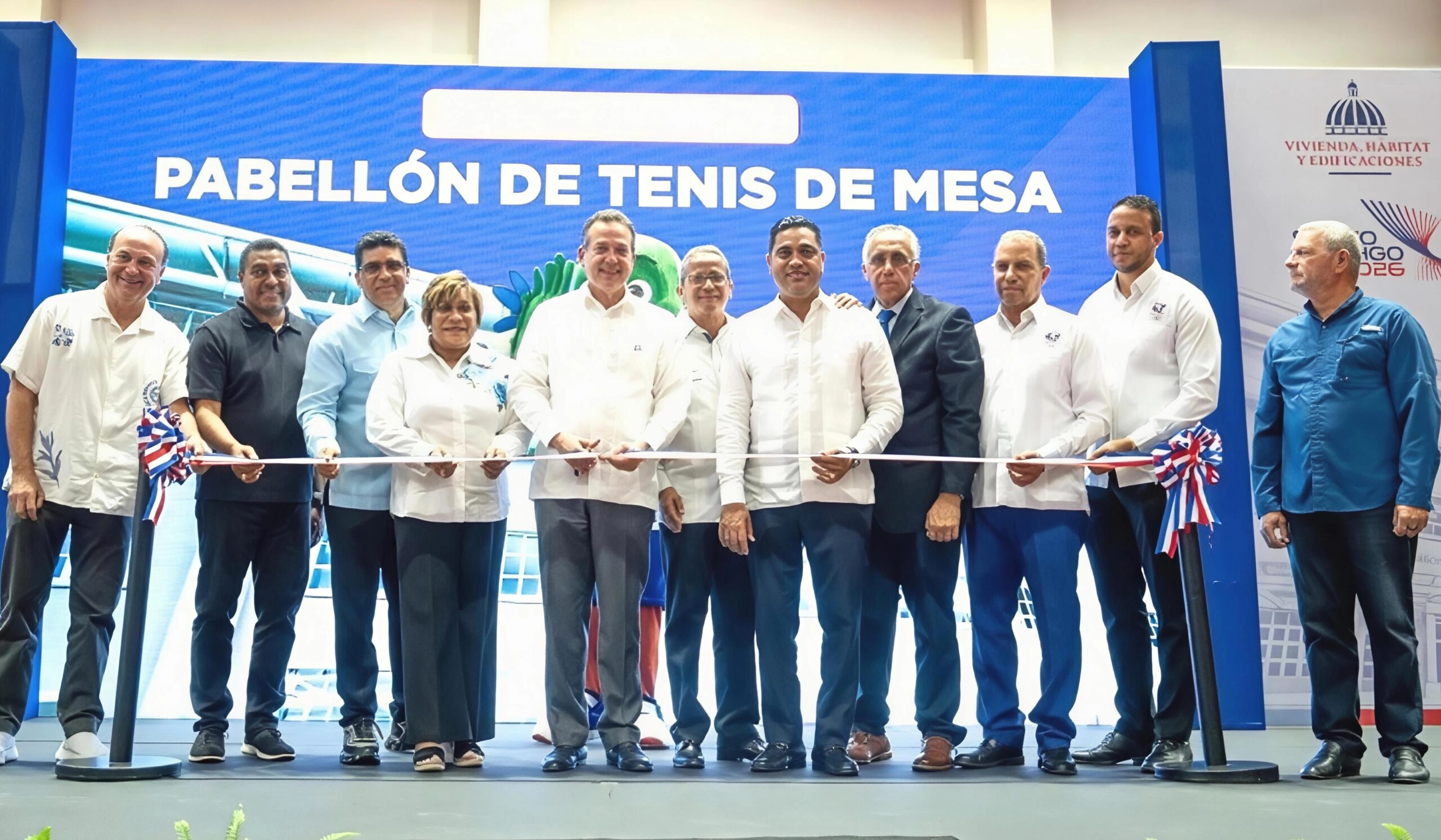 MIVHED entregó completamente remodelado el Pabellón de Tenis de Mesa en el Parque del Este, como parte de los Juegos Centroamericanos y del Caribe Santo Domingo 2026.