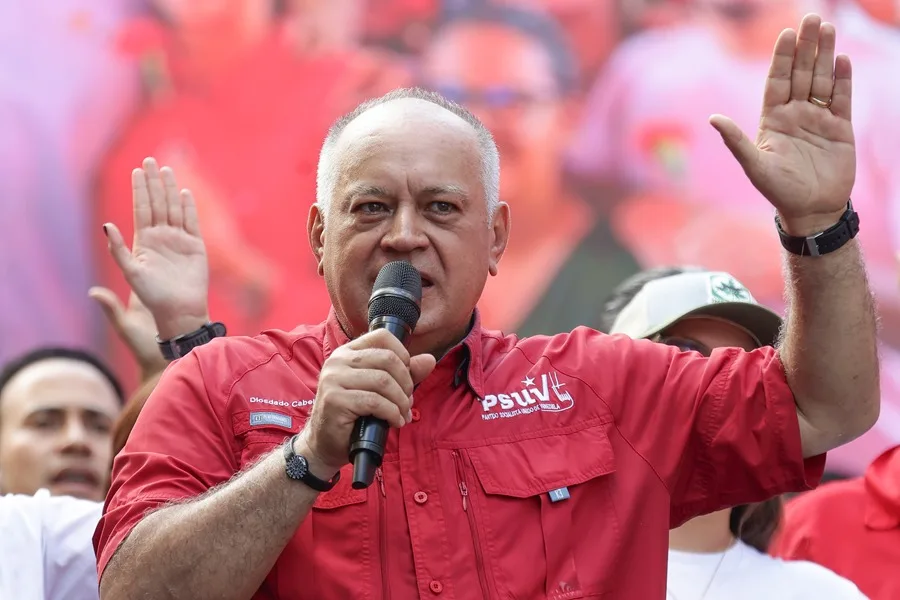 El ministro de Interior de Venezuela, Diosdado Cabello