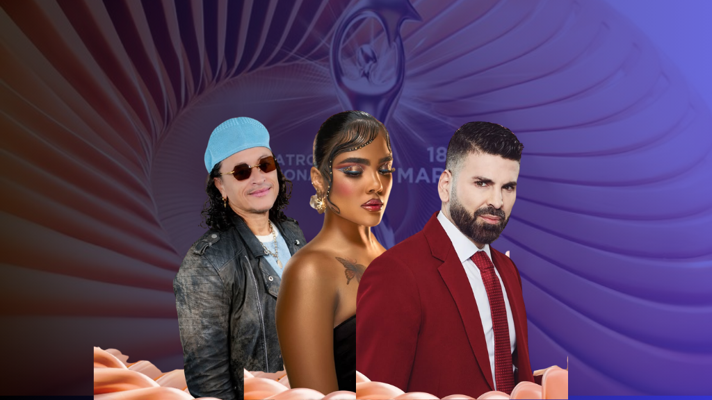 Elvis Crespo, Martha Heredia y Jomari Goyso