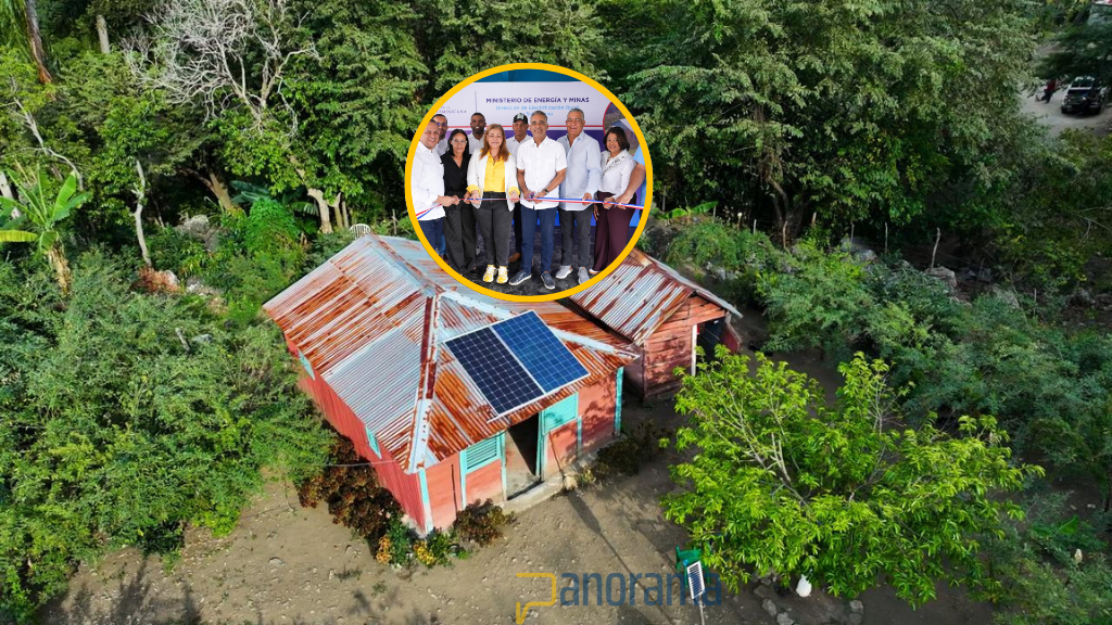 Ministro de Energía y Minas, Joel Santosentrega proyecto de electrificación comunidades de Ocoa