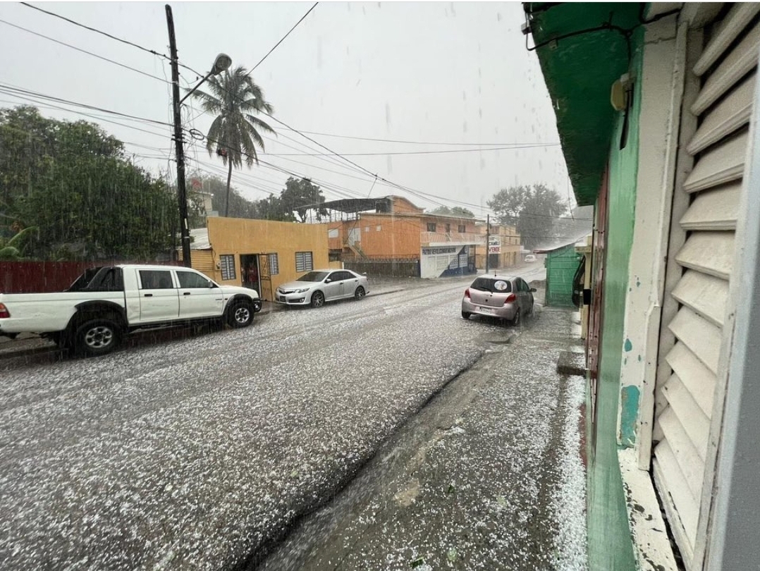 Granizada en San Juan de la Maguana / Archivo