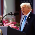 El presidente de EE.UU., Donald Trump