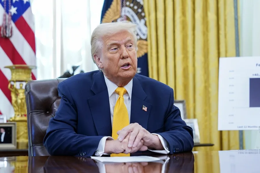 Donald Trump, presidente de los Estados Unidos.
