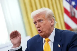 Donald Trump, presidente de los Estados Unidos.
