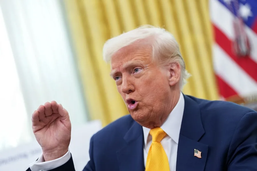 Donald Trump, presidente de los Estados Unidos.