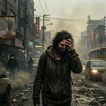 Salud mental y contaminación/imagen creada con IA
