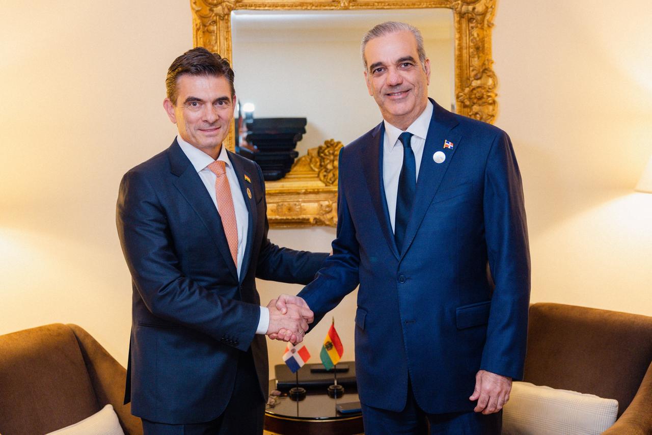 Rodrigo Paz y Luis Abinader, presidentes de Bolivia y la República Dominicana.