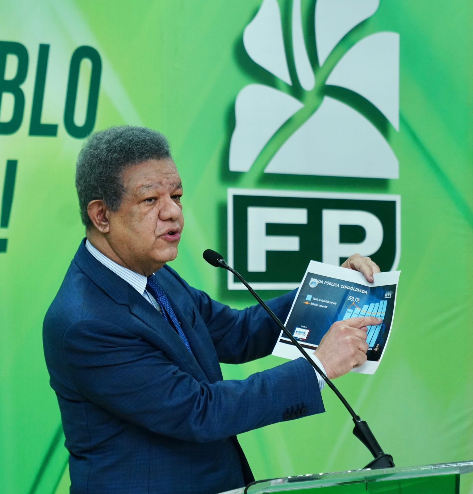 Leonel Fernández tilda de “excusas” las explicaciones de Abinader ante crisis del petróleo