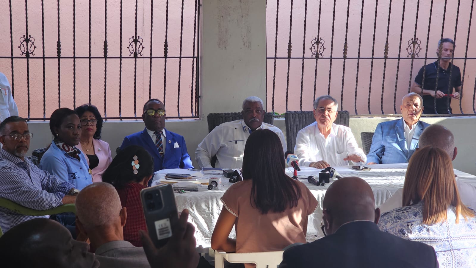 Parte del liderazgo del PRM en Santo Domingo Este / Karina Jiménez