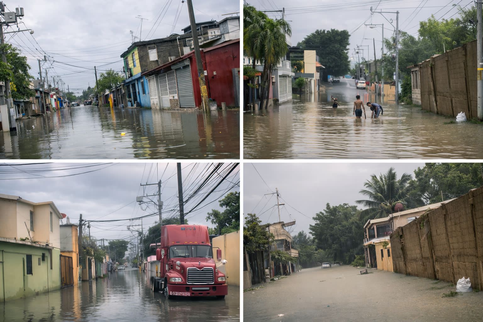 Solicitan intervención urgente del drenaje pluvial en El Almirante tras inundaciones recientes