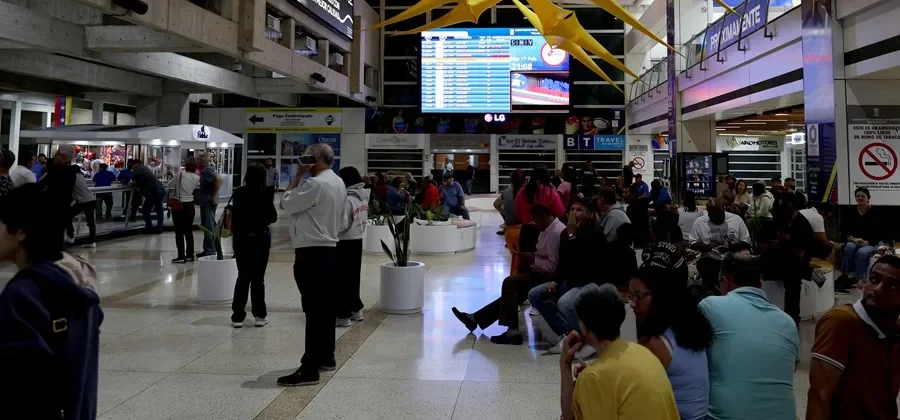 Aeropuerto Internacional Simón Bolivar en Maiquetía (Venezuela). EFE