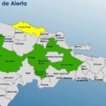 Mapa de alerta del COE.