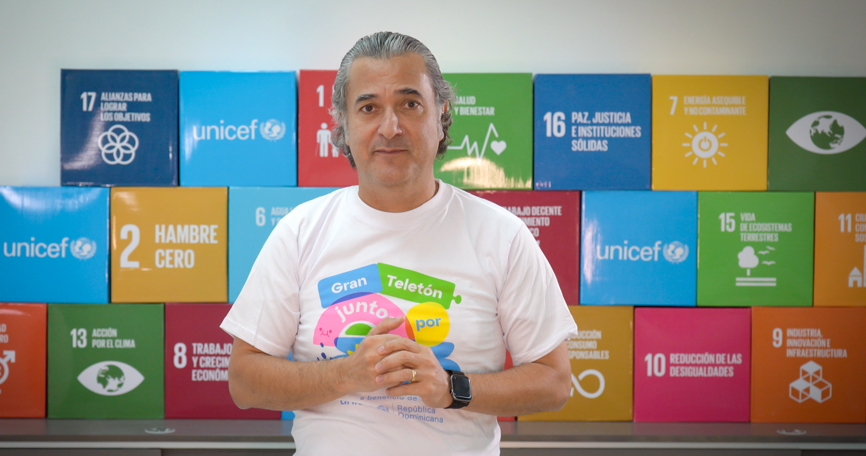 Carlos Carrera, representante Unicef en República Dominicana