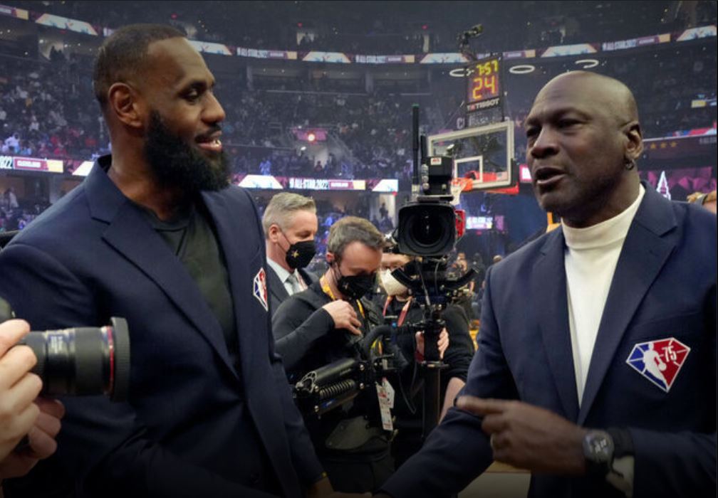 Michael Jordan y Lebron James