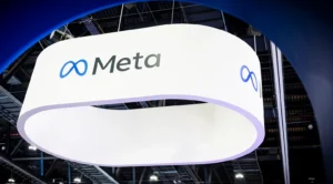 Logotipo de la empresa Meta.