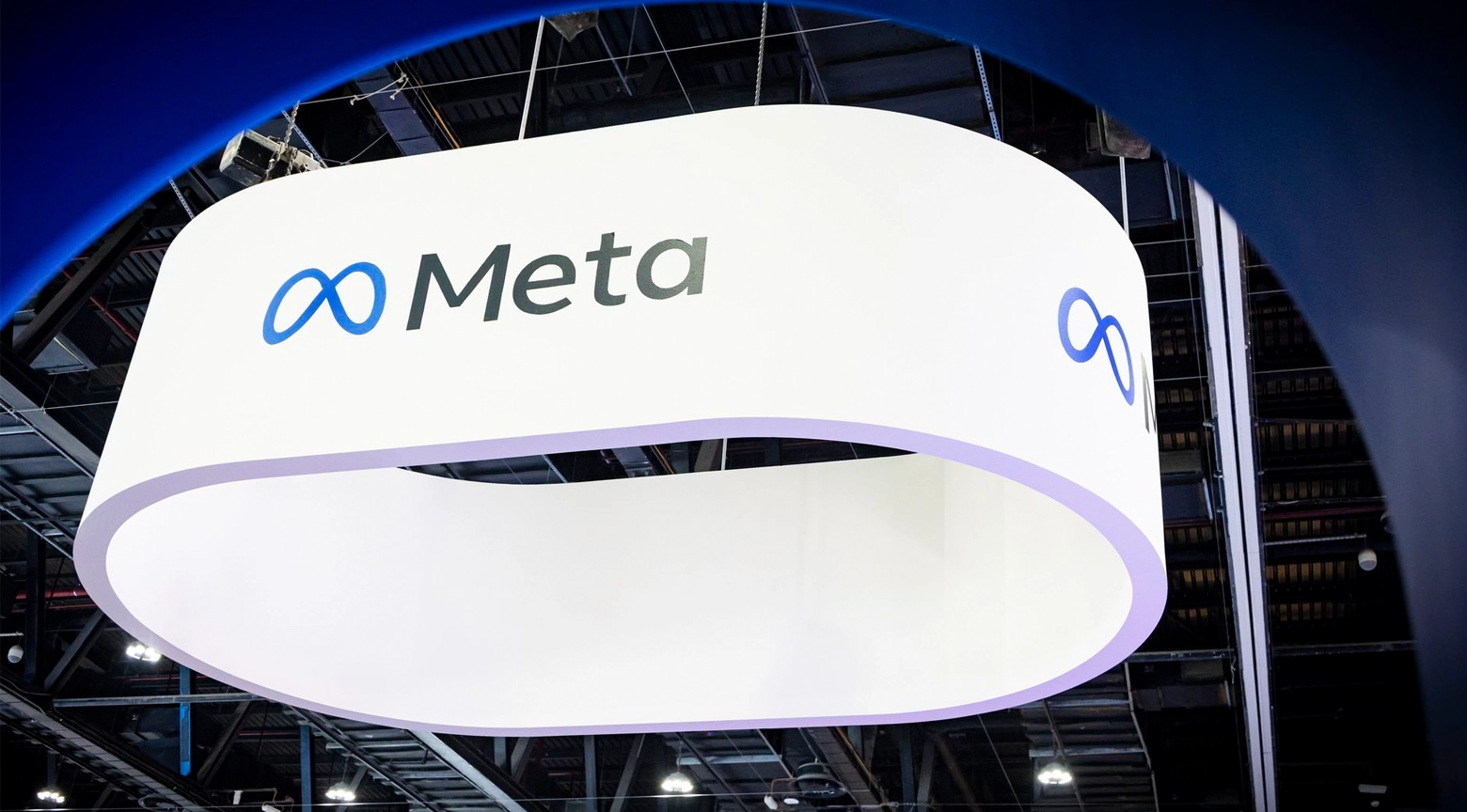 Logotipo de la empresa Meta.