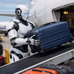 En Japón probarán a los robots humanoides como descargadores de maletas en los aeropuertos