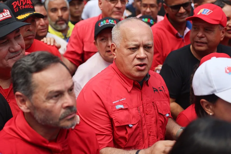 El ministro de Interior y Justicia de Venezuela, Diosdado Cabello