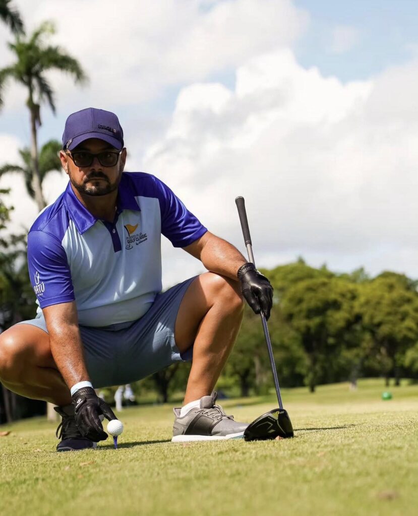 Oliver Nazario ganador del Torneo Cambio de directiva del Puerto Plata Golf Club.