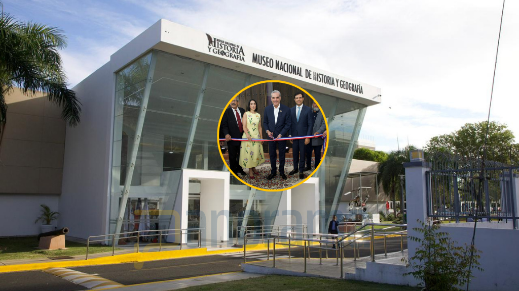 Presidente Luis Abinader realiza el corte de cinta en la reapertura del Museo Nacional de Historia y Geografía (MNHG)