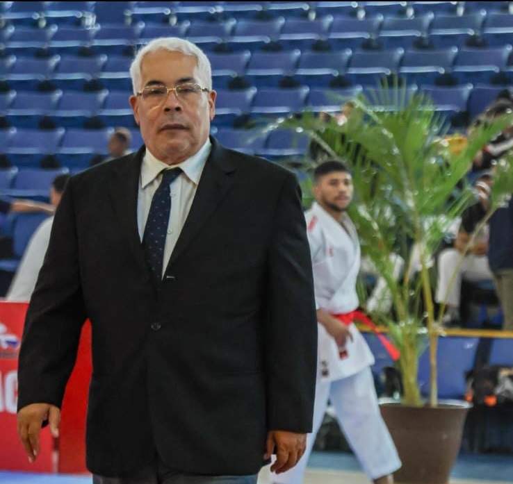 El presidente de la Federación de Karate, José Luis Ramírez.